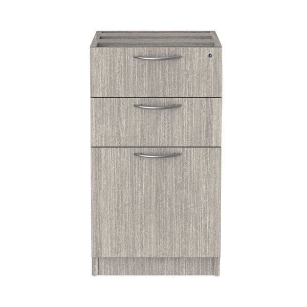 Alera 15.63 in W 3 Drawer File Cabinets, Gray, Legal; Letter ALEVA532822GY